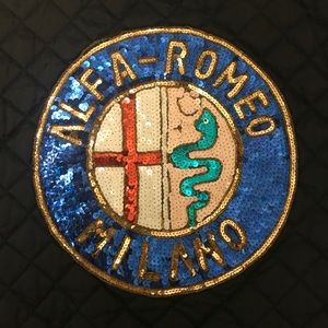 Vtg 80’s Alfa Romeo Folette Cropped Quilted Jacket